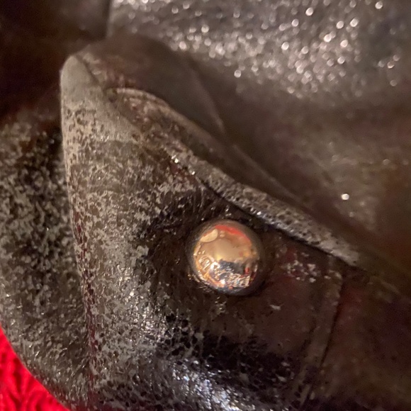 Large Prada sparkly leather shoulder hobo bag - Picture 4 of 16